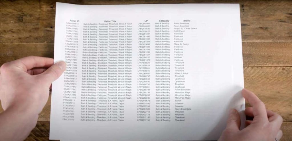 Walmart liquidation truckloads